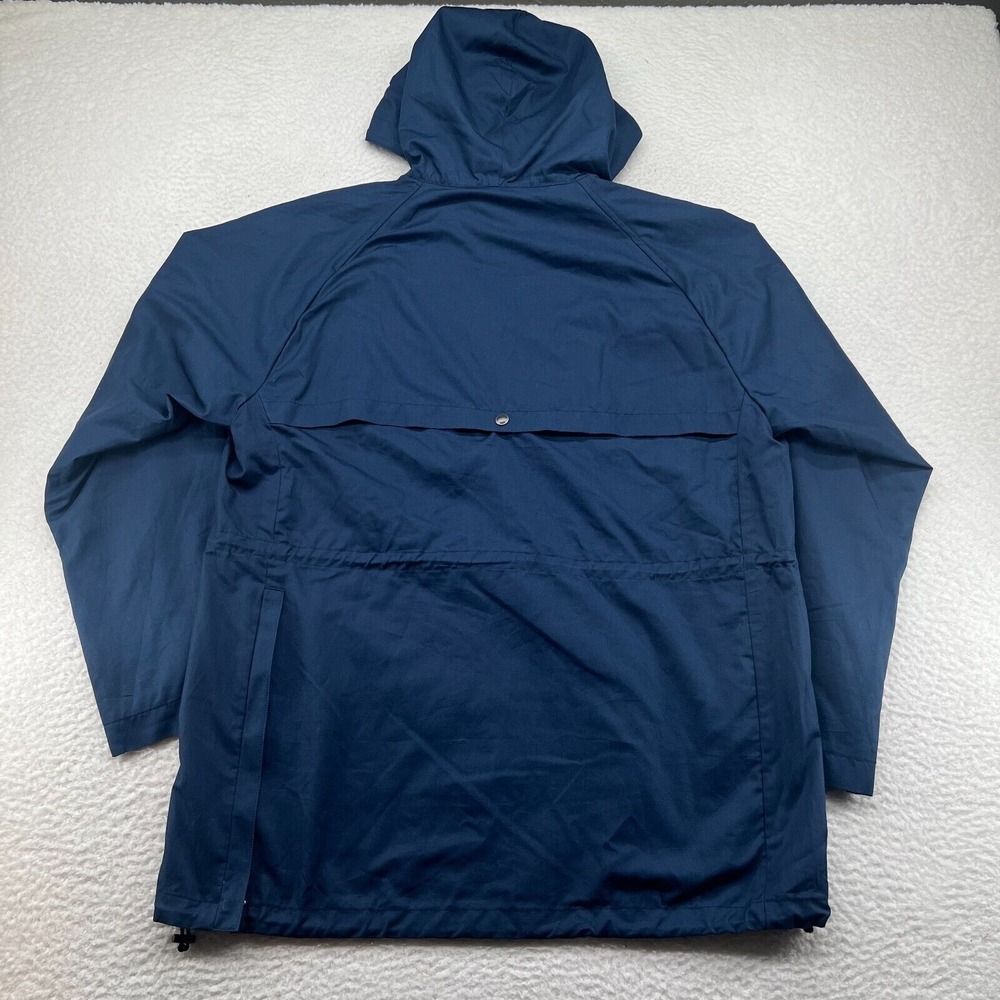 NORSE PROJECTS FRANK COTTON PANAMA JACKET Mens Large Dark Blue *FLAW* - Picture 11 of 13